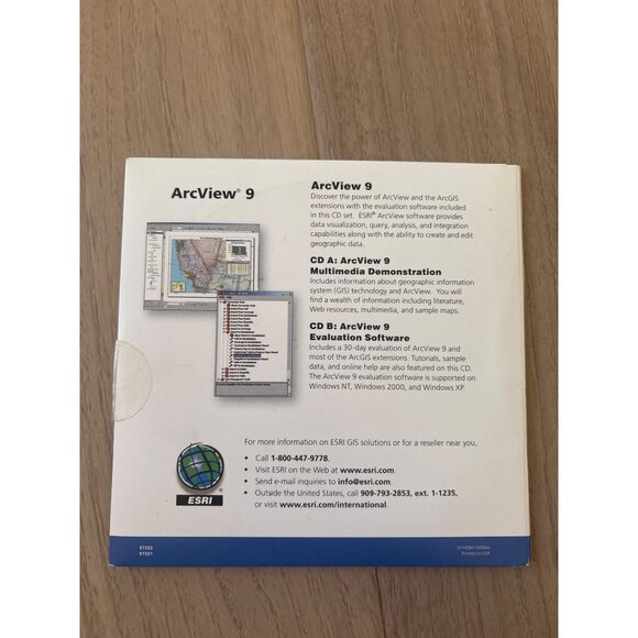 ArcView 9.0 GIS Evaluation & Multimedia Demonstration Software CDs With Case - Picture 3 of 5